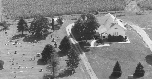 Vintage Aerial photo from 1995 in Woodbury County, IA