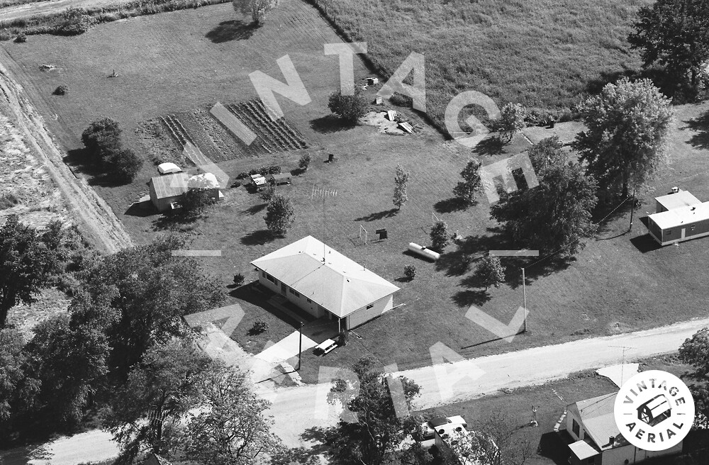 Vintage Aerial Iowa Taylor County 1982 6AFTA2