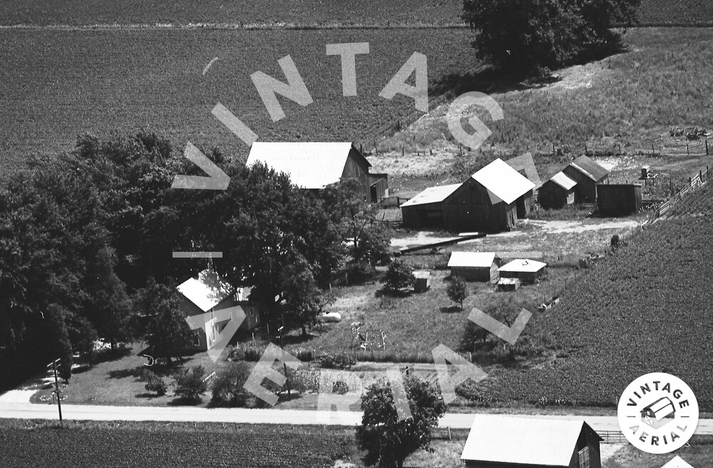 Vintage Aerial Indiana Randolph County 1975 23GRA17