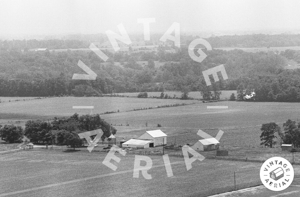 Vintage Aerial Indiana Rush County 1978 12IRU5