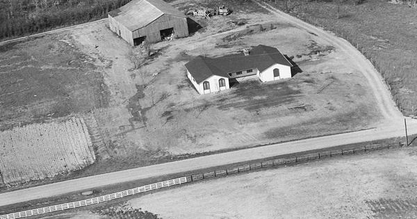 Vintage Aerial photo from 1978 in Larue County, KY