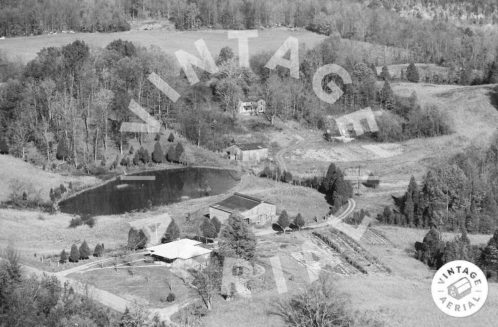 Vintage Aerial Kentucky Metcalfe County 1978 5MME13