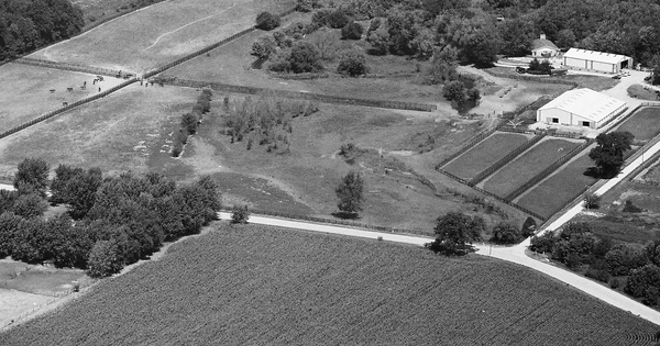 Vintage Aerial photo from 1988 in Kane County, IL
