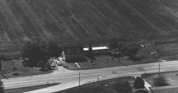 Vintage Aerial photo from 1976 in Allen County, IN