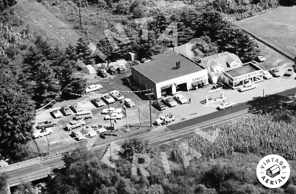 Vintage Aerial Pennsylvania Clarion County 1969 77OCL21