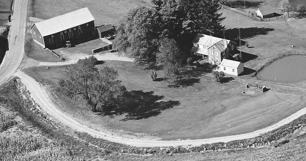 Vintage Aerial photo from 1981 in Lancaster County, PA
