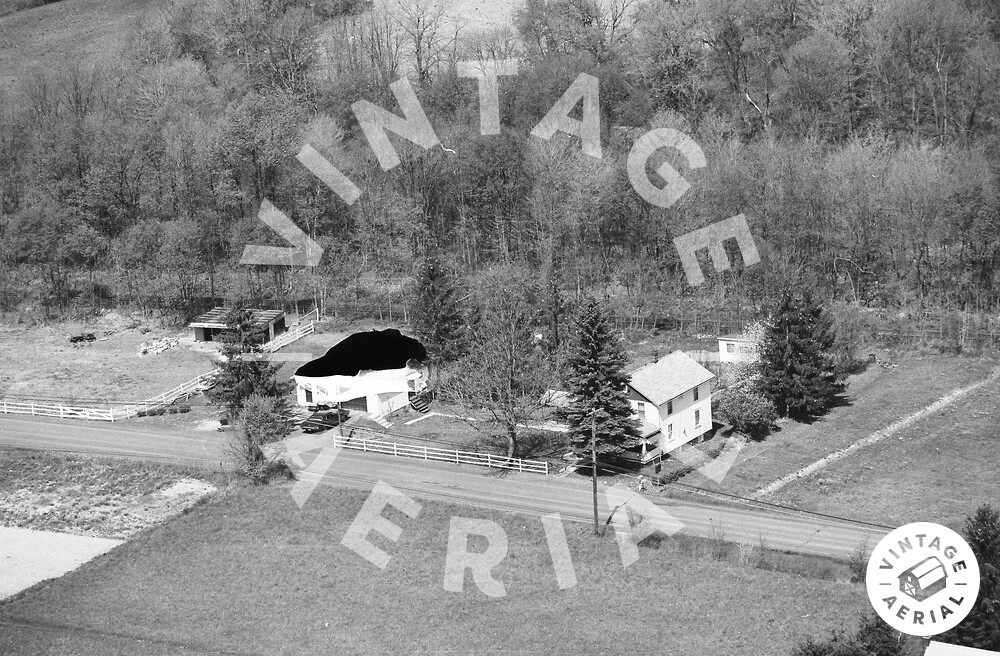 Vintage Aerial Pennsylvania Bedford County 1979 4CBE18