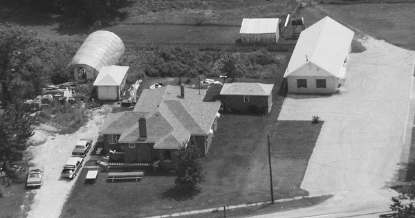 Vintage Aerial photo from 1990 in Fayette County, IL