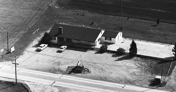 Vintage Aerial photo from 1966 in Adams County, PA