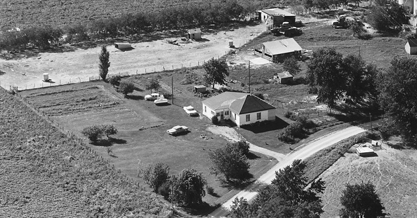 Vintage Aerial photo from 1968 in Lewis County, MO