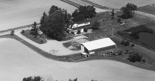 Vintage Aerial photo from 1995 in Tazewell County, IL