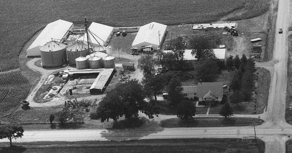 Vintage Aerial photo from 1994 in Henry County, IL