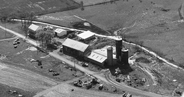 Vintage Aerial photo from 1996 in Snyder County, PA
