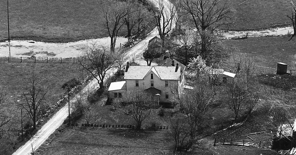 Vintage Aerial photo from -1986 in Frederick County, VA