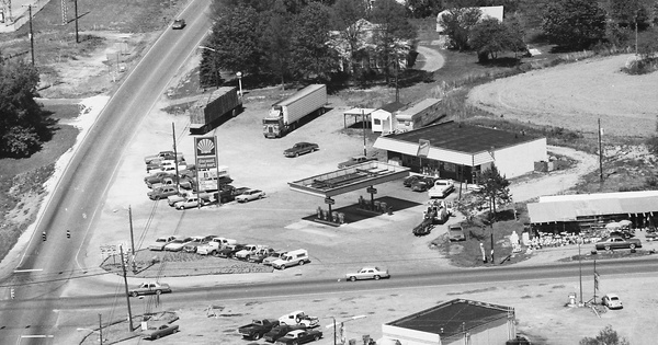 Vintage Aerial photo from 1986 in DeKalb County, AL