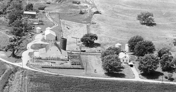 Vintage Aerial photo from 1980 in Atchison County, MO