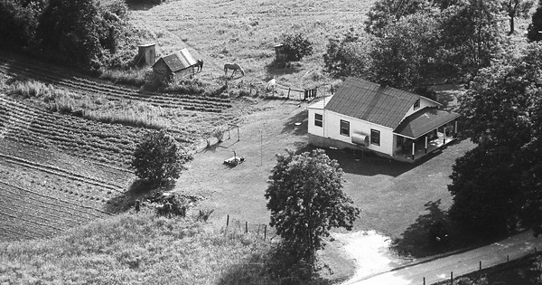 Vintage Aerial photo from -1986 in Amherst County, VA