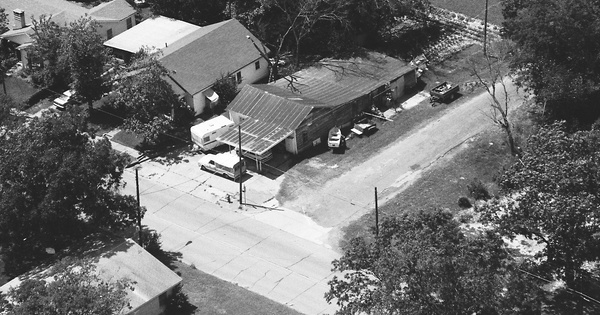 Vintage Aerial photo from 1994 in Delta County, TX