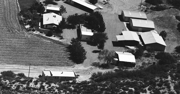 Vintage Aerial photo from 1990 in Dona Ana County, NM