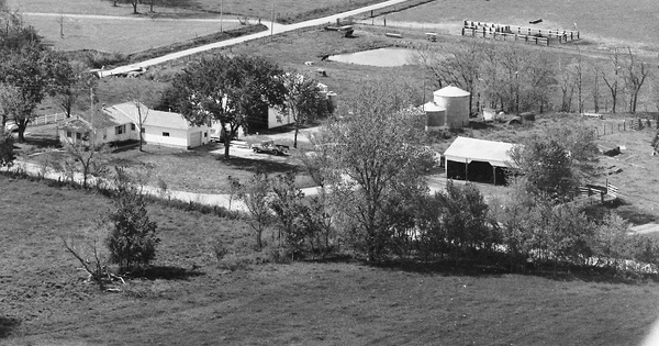 Vintage Aerial photo from 1984 in Bates County, MO