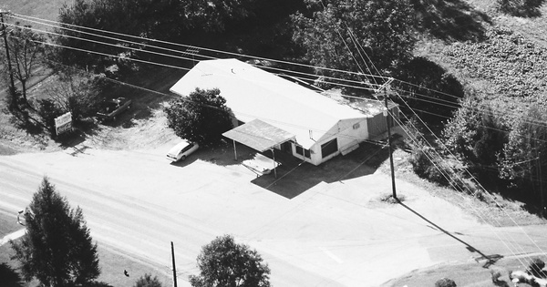 Vintage Aerial photo from 1988 in Fannin County, GA