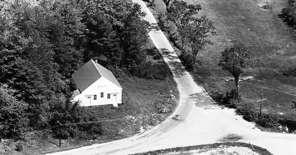 Vintage Aerial photo from 1964 in Sagadahoc County, ME