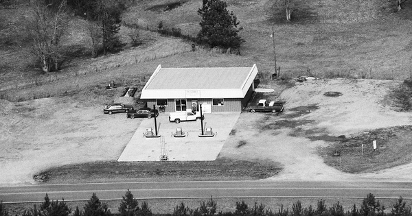 Vintage Aerial photo from 1993 in Cleburne County, AL