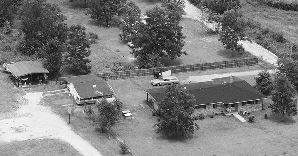 Vintage Aerial photo from 1984 in Baldwin County, AL