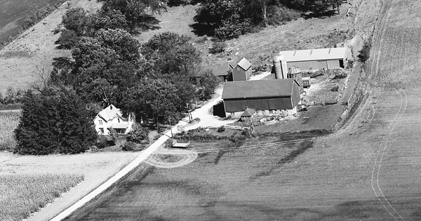 Vintage Aerial photo from 1976 in Sauk County, WI