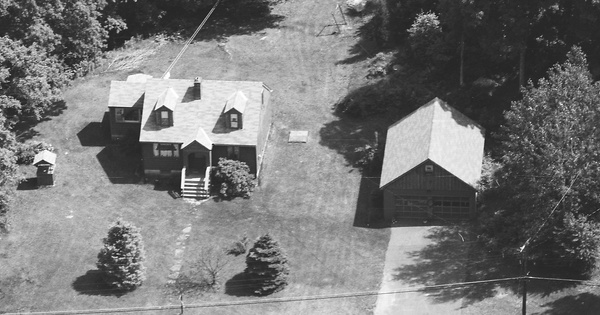Vintage Aerial photo from 1986 in Tolland County, CT