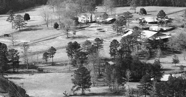 Vintage Aerial photo from 1990 in Coweta County, GA