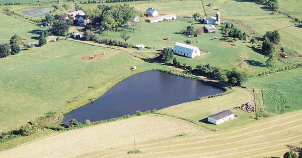 Vintage Aerial photo from 2001 in Fauquier County, VA