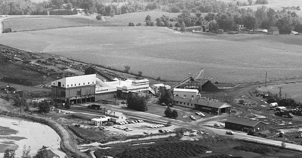 Vintage Aerial photo from 1968 in St. Clair County, IL
