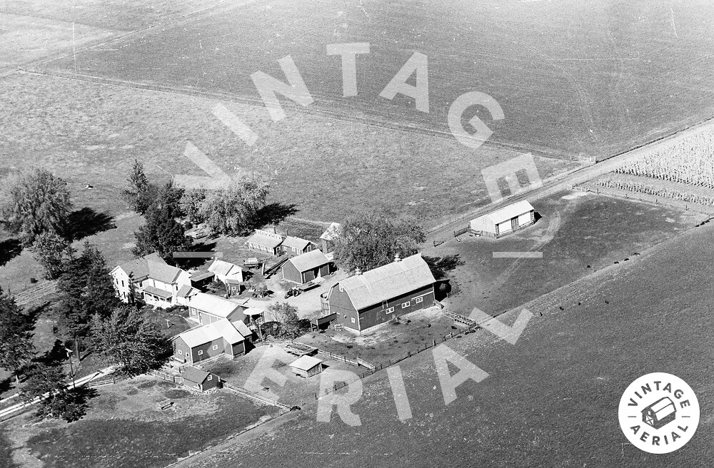 Vintage Aerial Illinois Stephenson County 1964 54ISTN29