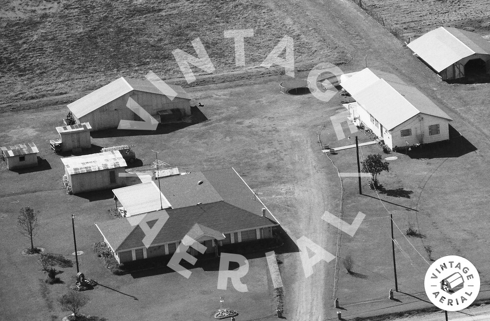 Vintage Aerial Louisiana Acadia Parish 1987 13GGAC24