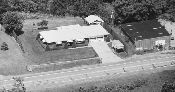 Vintage Aerial photo from 1983 in Marshall County, WV