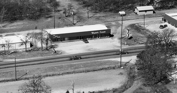 Vintage Aerial photo from 1988 in Denton County, TX
