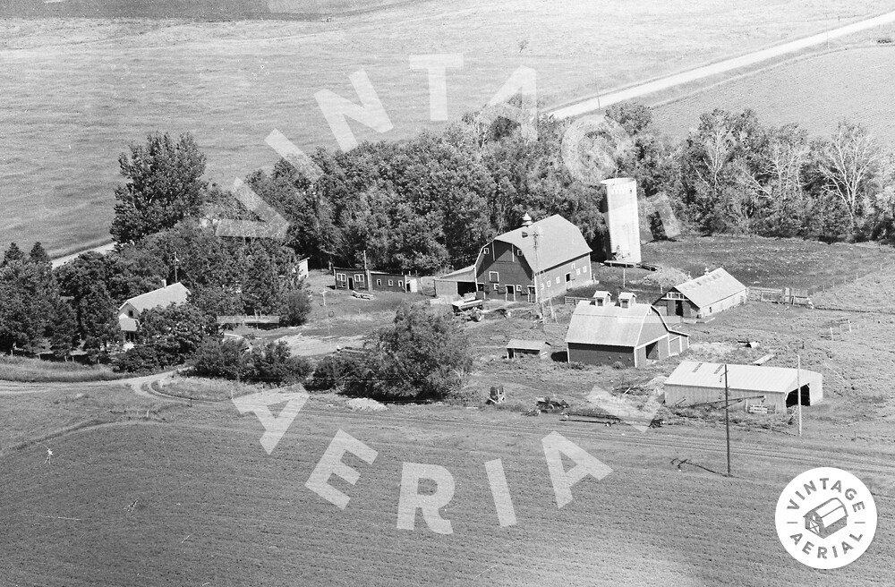 Vintage Aerial South Dakota Moody County 1969 18BMO1