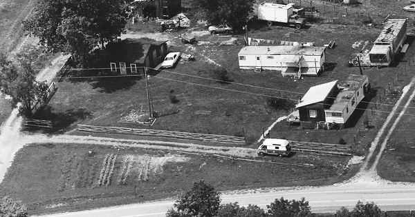 Vintage Aerial photo from 1991 in Scioto County, OH