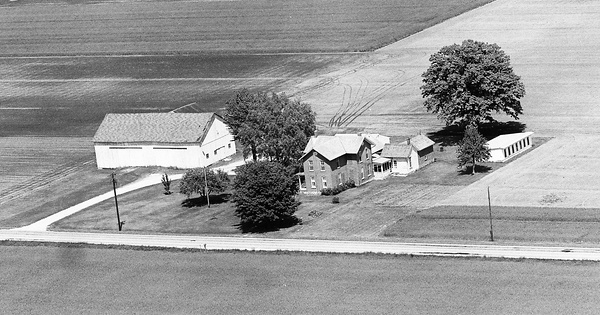 Vintage Aerial photo from 1974 in Wood County, OH