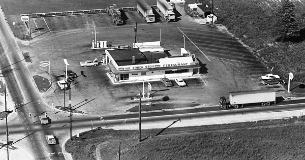 Vintage Aerial photo from 1965 in Wood County, OH