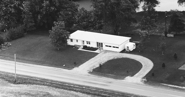 Vintage Aerial photo from 1970 in Paulding County, OH