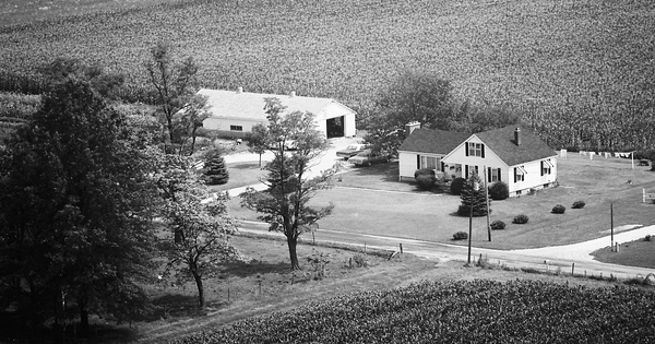 Vintage Aerial photo from 1977 in Ripley County, IN
