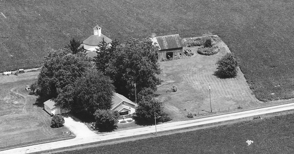 Vintage Aerial photo from 1993 in Randolph County, IN