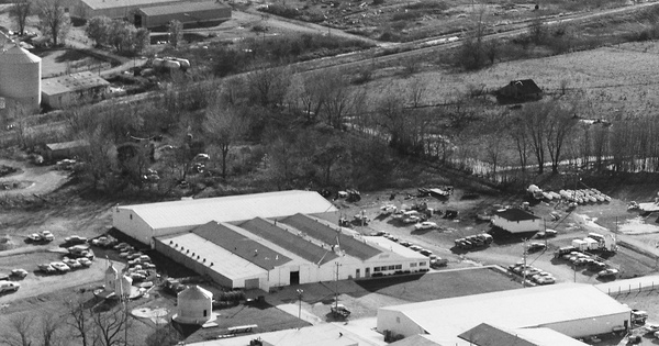 Vintage Aerial photo from 1985 in Wayne County, IA