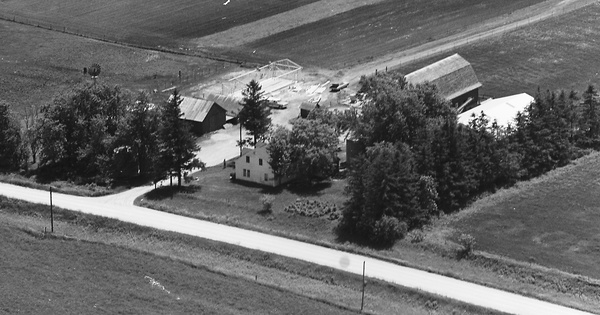 Vintage Aerial photo from 1976 in Winneshiek County, IA
