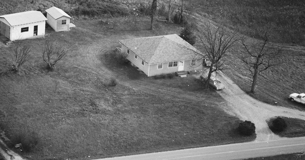 Vintage Aerial photo from 1985 in Barren County, KY