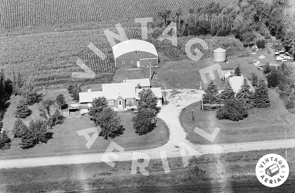 Vintage Aerial Minnesota Blue Earth County 1977 40MBL23