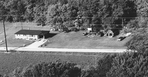 Vintage Aerial photo from 1983 in Montgomery County, IN