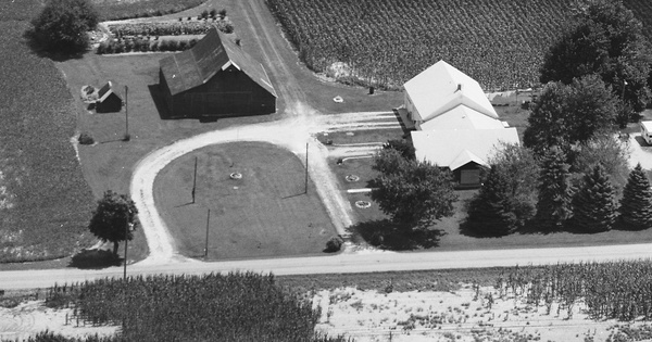 Vintage Aerial photo from 1996 in Madison County, IN